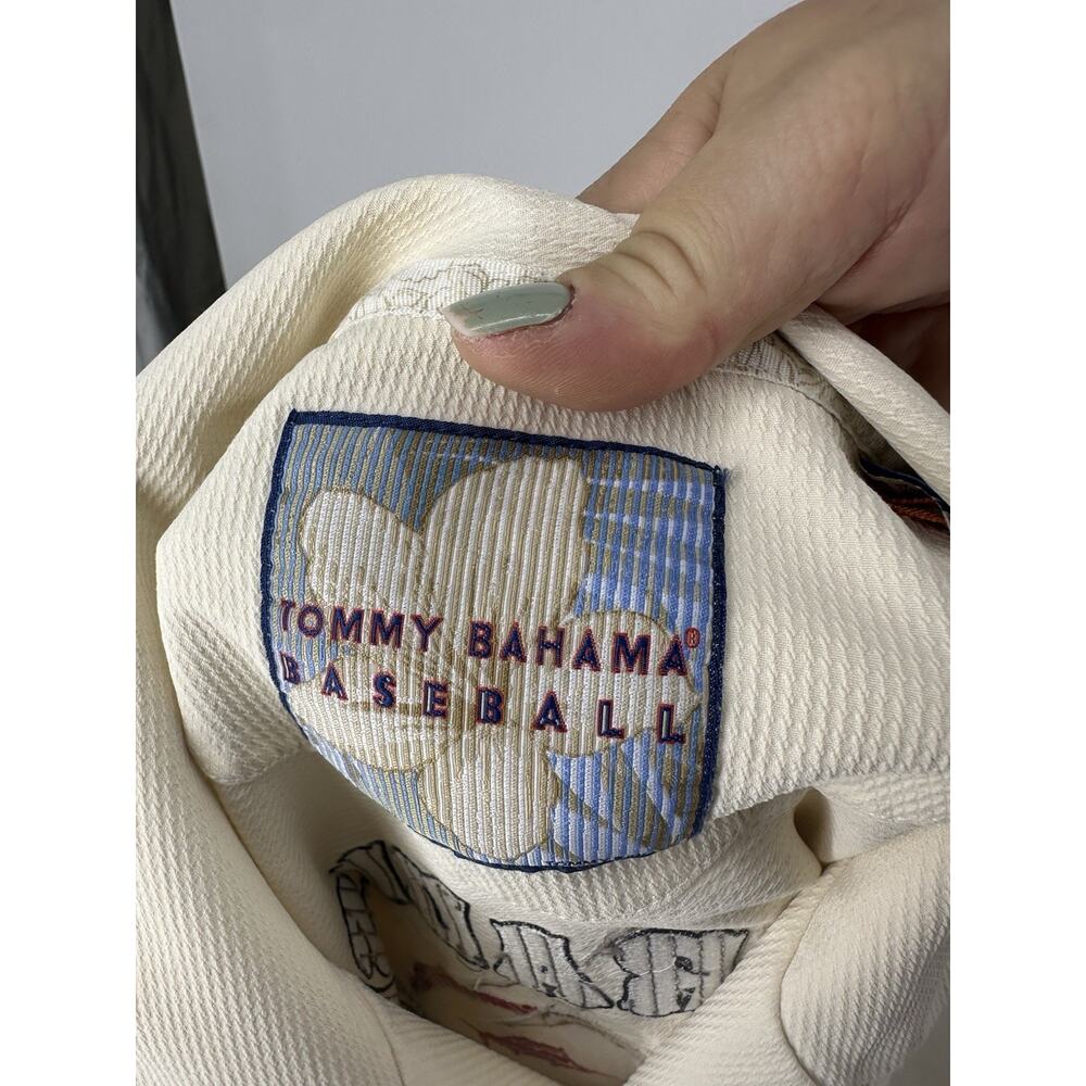 Tommy Bahama L Men Twins Baseball Paradise Sliders Silk Button Up Shirt 14-130 - Picture 5 of 10